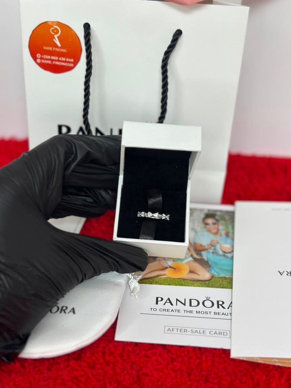 Pandora Sparkling Bow Double-Row - foto 3
