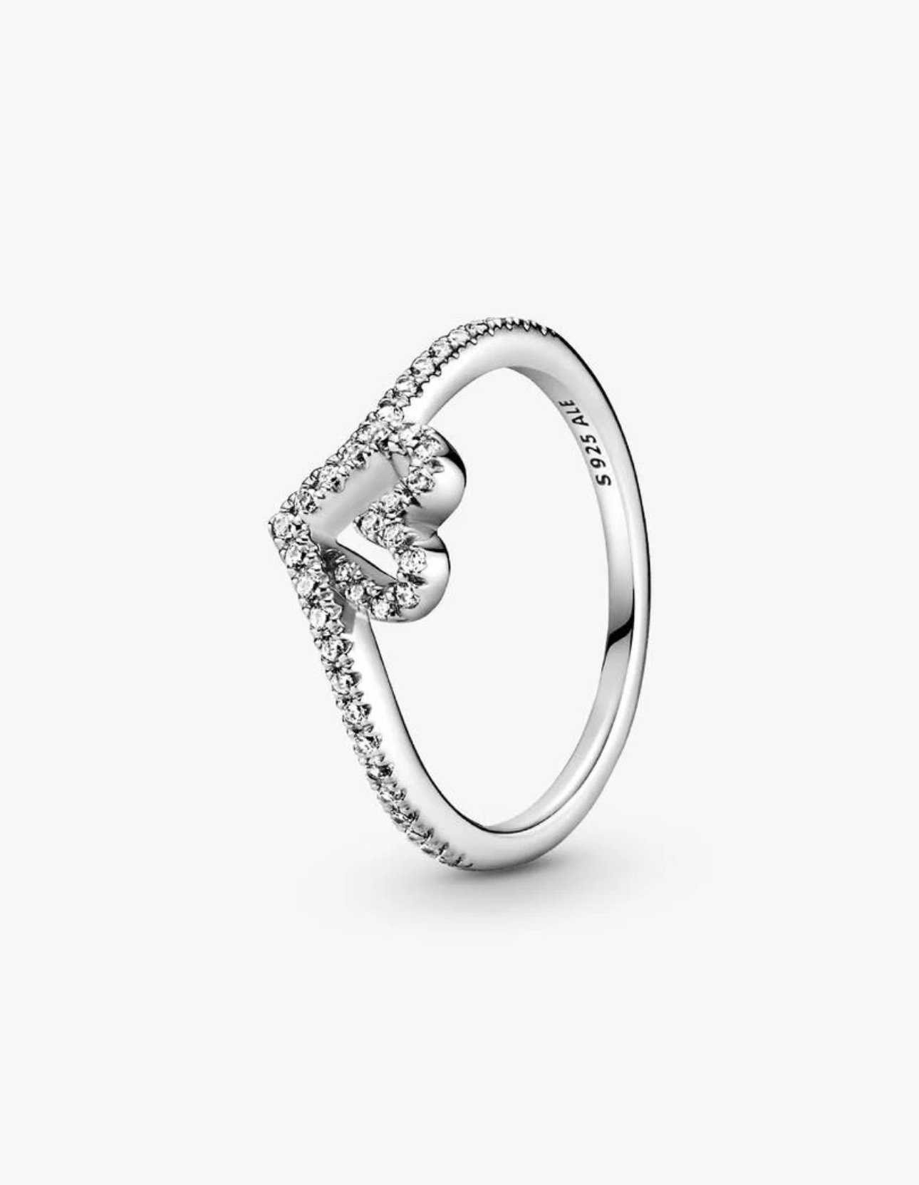 Pandora wisbone Heart Solitaire