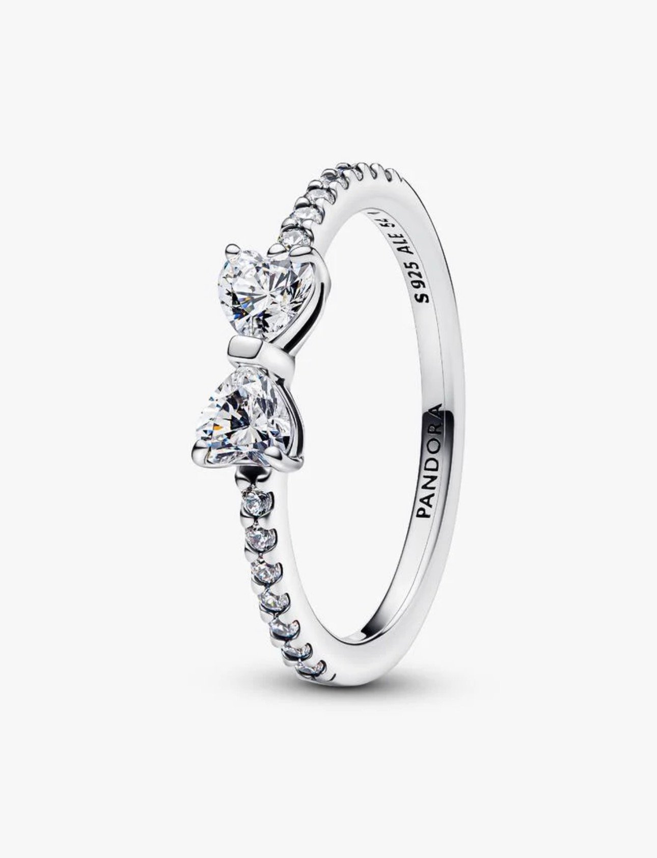 Pandora Sparkling White Bow